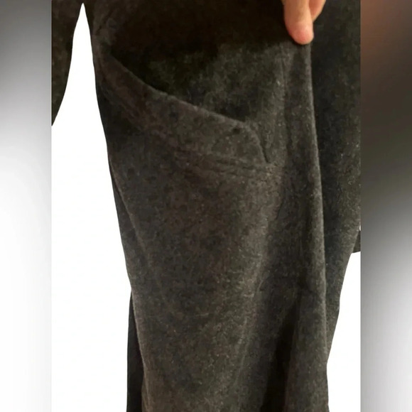 Peter Hahn Wool Mohair Button Down Long Coat Sz 8/10 - Picture 5 of 11